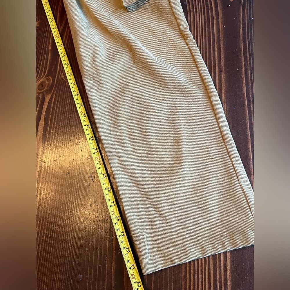 Sixth June Utility Corduroy Pants Sz XL Brown Large Pockets Side Straps Festival - Picture 5 of 9